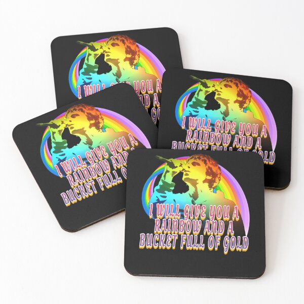 Item preview, Rainbow Background Vocalist Silhouette designed and sold by benchraka.