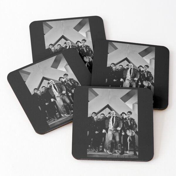 Item preview, Póster fotográfico de grupo hardcore en blanco y negro designed and sold by benchraka.