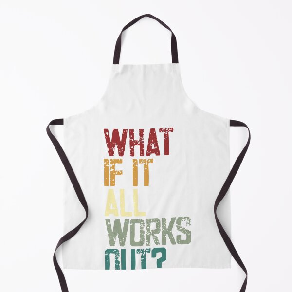 Item preview, What If It All Works Out? Motivational Optimism Positive Mindset designed and sold by SkeletonsDanger.