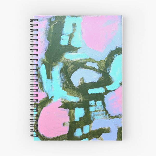 Item preview, Abstract pink, purple, teal and green painting - 836 designed and sold by NathalieLeRiche.