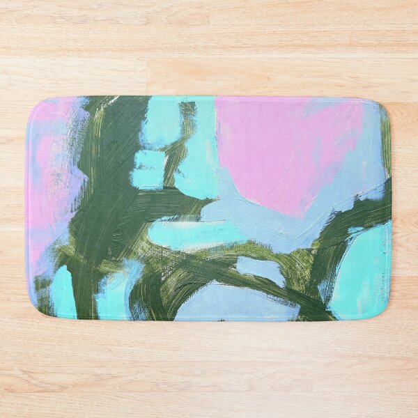 Item preview, Abstract pink, purple, teal and green painting - 836 designed and sold by NathalieLeRiche.
