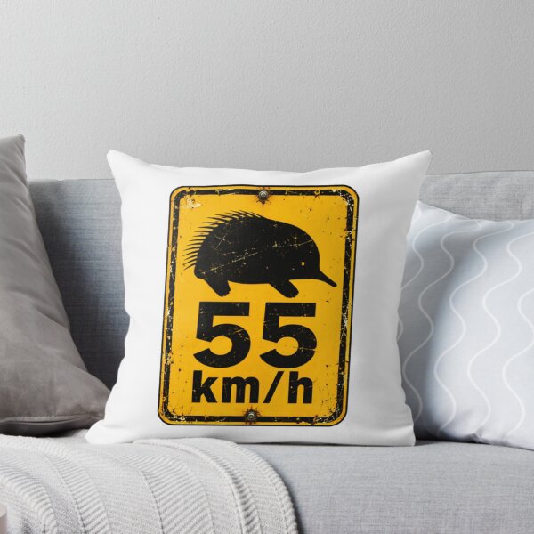 Item preview, Echidna 55 Km/h Australian Wildlife Road Sign Lover designed and sold by HumansStuck12.