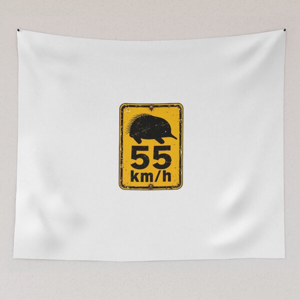 Item preview, Echidna 55 Km/h Australian Wildlife Road Sign Lover designed and sold by HumansStuck12.