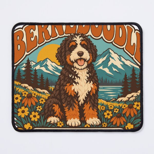 Item preview, Bernedoodle Gift - Doodle Life designed and sold by RedRubyBubble.