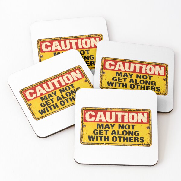 Item preview, Caution May Not Get Along With Others Funny Introvert Personality Attitude designed and sold by HumansStuck12.