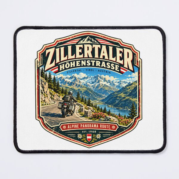 Item preview, Zillertaler Höhenstrasse Alpine Panorama Route Motorcycle Austria Travel designed and sold by NightGlyph.