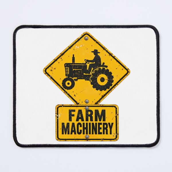 Item preview, Farm Machinery Farmer Tractor Agriculture Warning Sign designed and sold by HumansStuck12.