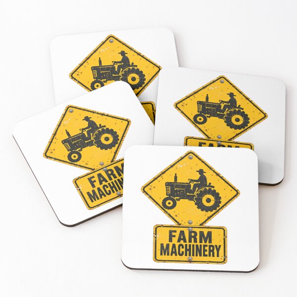 Item preview, Farm Machinery Farmer Tractor Agriculture Warning Sign designed and sold by HumansStuck12.