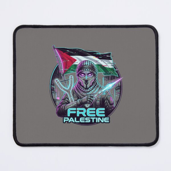 Item preview, Free Palestine Slingshot Resistance Grunge-71 designed and sold by TorbenMuller.