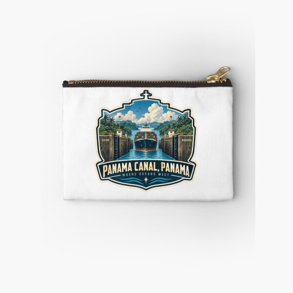 Item preview, Panama Canal, Panama Where Oceans Meet Global Travel Destination designed and sold by NightGlyph.