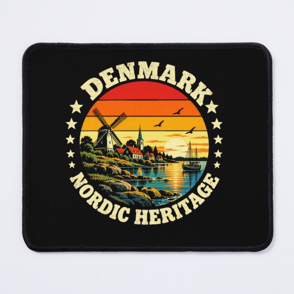 Item preview, Denmark Nordic Heritage Danish Traveler Souvenir designed and sold by RetroMini2026.