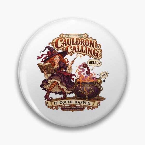 Item preview, THE IRRATIONAL FRIGHTS COLLECTION - WITCHCRAFT WORRIES - CAULDRON CALLING designed and sold by WheelieGdArt.