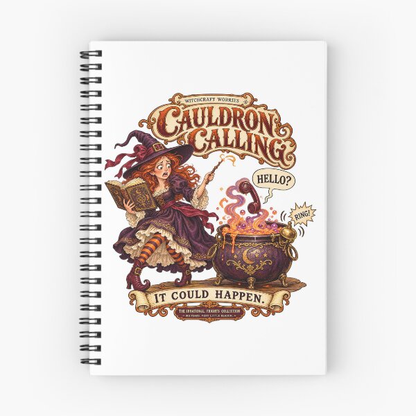 Item preview, THE IRRATIONAL FRIGHTS COLLECTION - WITCHCRAFT WORRIES - CAULDRON CALLING designed and sold by WheelieGdArt.