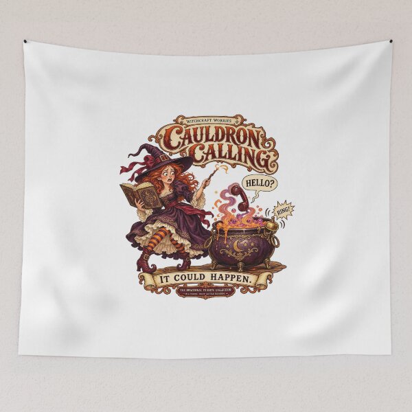 Item preview, THE IRRATIONAL FRIGHTS COLLECTION - WITCHCRAFT WORRIES - CAULDRON CALLING designed and sold by WheelieGdArt.