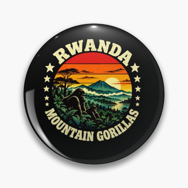 Item preview, Rwanda Mountain Gorillas Africa Wildlife Safari Travel designed and sold by JonesFlora2025.