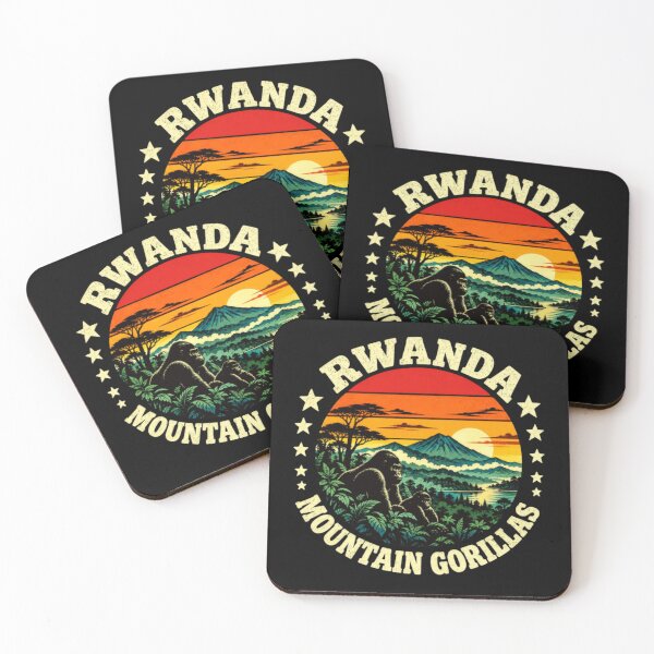 Item preview, Rwanda Mountain Gorillas Africa Wildlife Safari Travel designed and sold by JonesFlora2025.