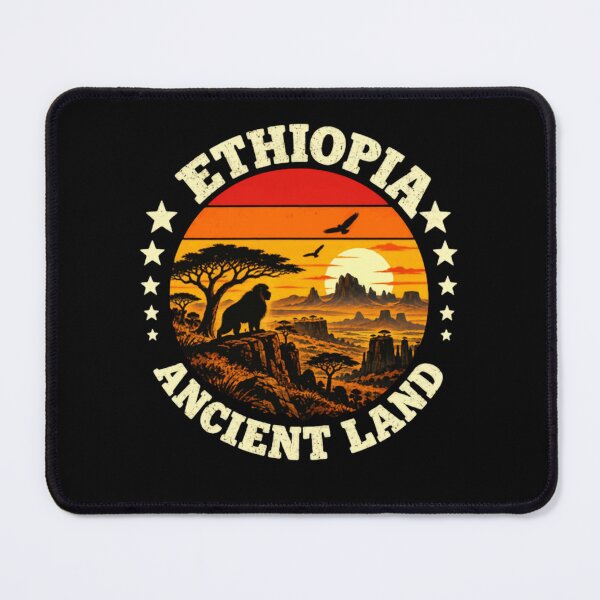 Item preview, Ethiopia Ancient Land African Heritage Travel Safari Lion designed and sold by JonesFlora2025.