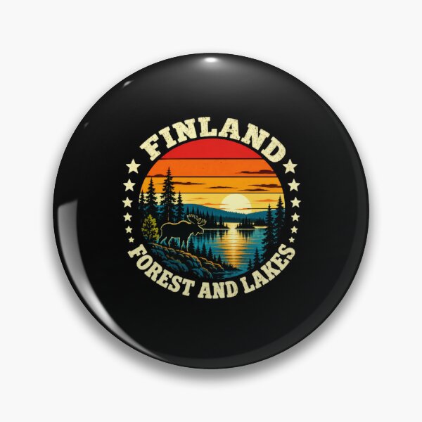 Item preview, Finland Forest And Lakes Finnish Nature Travel Explore Wildlife designed and sold by RetroMini2026.