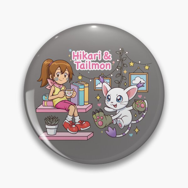 Item preview, Hikari & Tailmon Running Adventure Tee-22 designed and sold by MajaParcze.