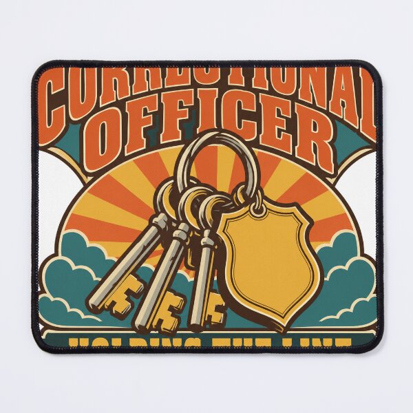 Item preview, Correctional Officer Gift - Holding The Line designed and sold by RedRubyBubble.