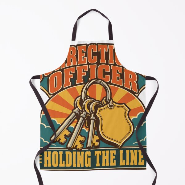 Item preview, Correctional Officer Gift - Holding The Line designed and sold by RedRubyBubble.