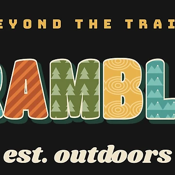 Artwork thumbnail, Ramble Retro Patterned Letters Outdoors by somebasic