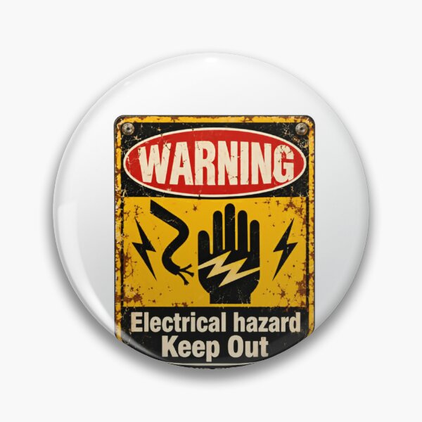Item preview, Warning Electrical Hazard Keep Out Electrician Safety Power Worker designed and sold by HumansStuck12.