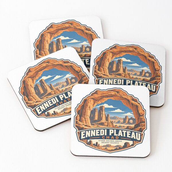 Item preview, Ennedi Plateau Chad Stone Arches Above Desert Silence African Travel Explorer designed and sold by NightGlyph.