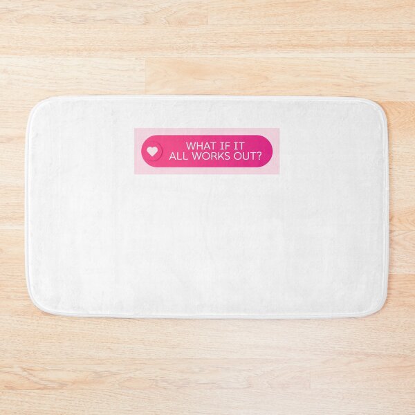 Item preview, What If It All Works Out? Positive Thinking Motivational Quote designed and sold by SkeletonsDanger.