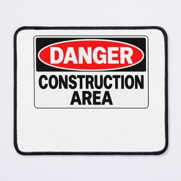 Item preview, Danger Construction Area Construction Worker Builder Safety designed and sold by HumansStuck12.