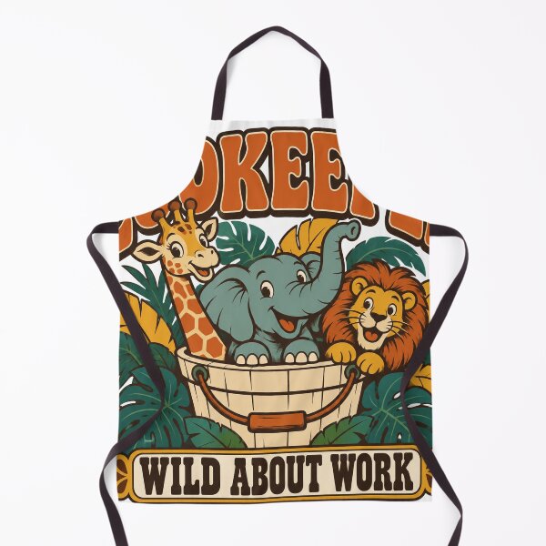 Item preview, Zookeeper Gift - Wild About Work designed and sold by RedRubyBubble.