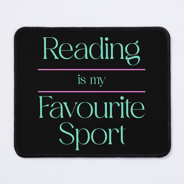 Item preview, Reading is my Favourite Sport designed and sold by Free Will Creative.