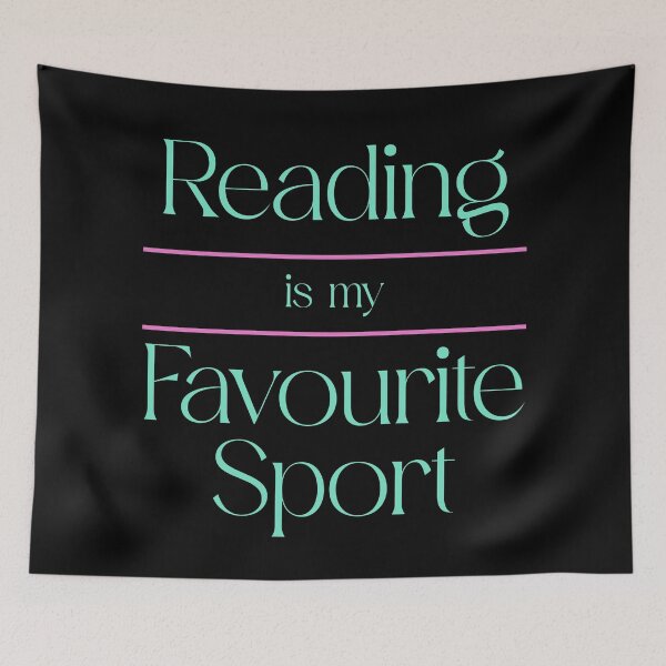Item preview, Reading is my Favourite Sport designed and sold by Free Will Creative.
