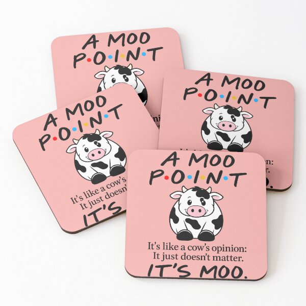 Item preview, A Moo Point It Is Like A Cows Opinion designed and sold by Boiledbrain-SP.