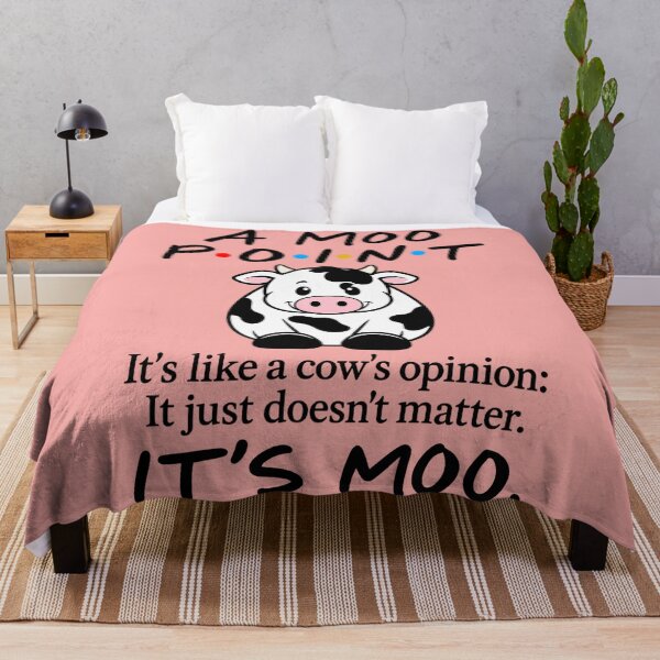 Item preview, A Moo Point It Is Like A Cows Opinion designed and sold by Boiledbrain-SP.