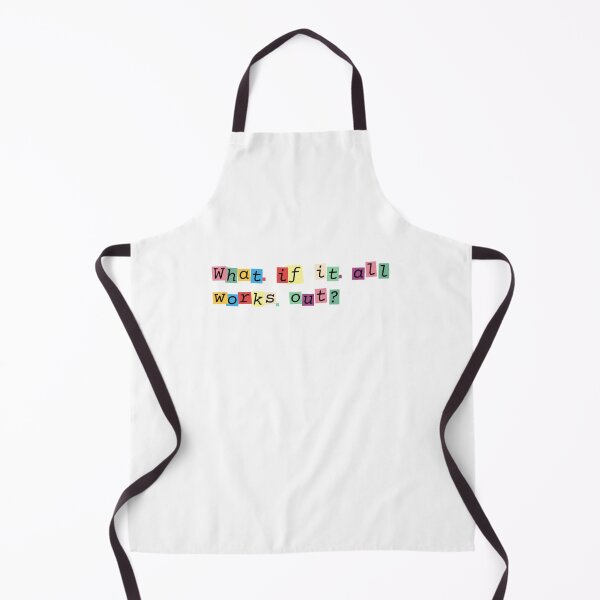 Item preview, What If It All Works Out? Optimism Mental Health Motivation Quote designed and sold by SkeletonsDanger.