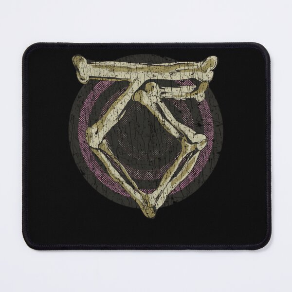Item preview, Crossed Bones Insignia On Distressed Circle Background designed and sold by idMajor.