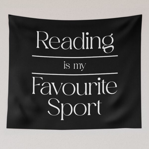 Item preview, Reading is my Favourite Sport designed and sold by Free Will Creative.