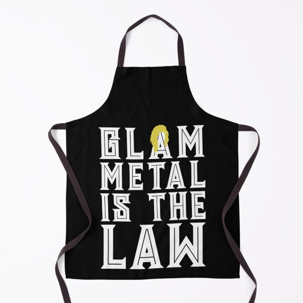 Item preview, Glam Metal Funny Saying Wig - Glam Metal Is The Law designed and sold by idMajor.