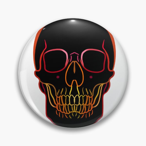 Item preview, Black Fire Skull designed and sold by Just-Draws-22.
