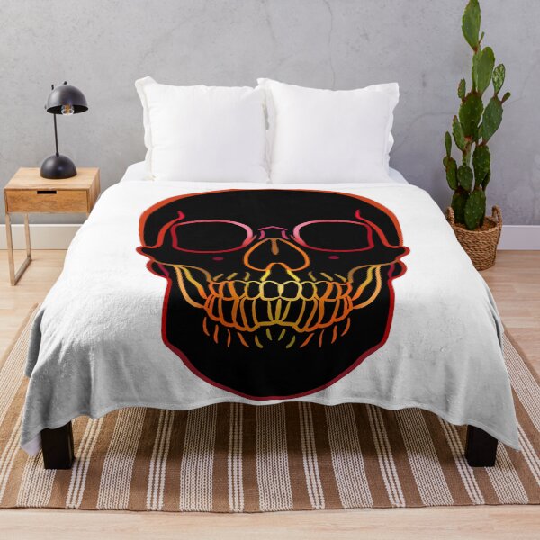 Item preview, Black Fire Skull designed and sold by Just-Draws-22.