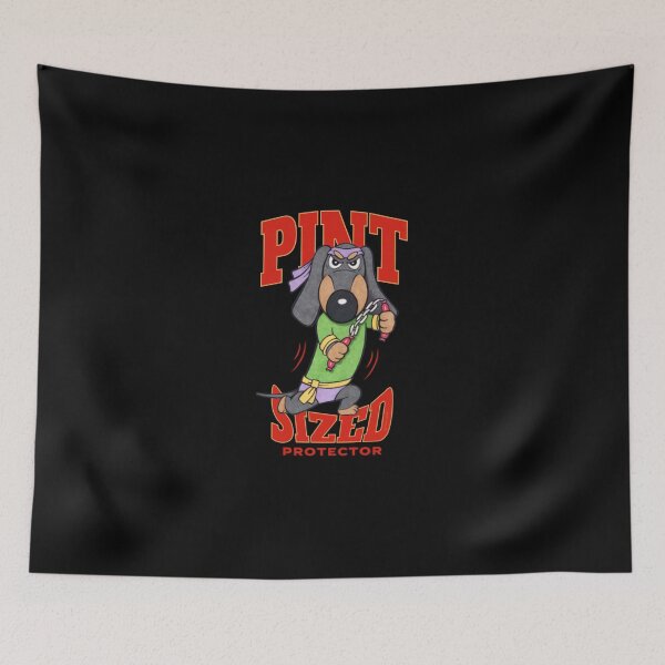 Item preview, Funny Dachshund Dog Ninja Pint Sized Protector designed and sold by Irgand34.