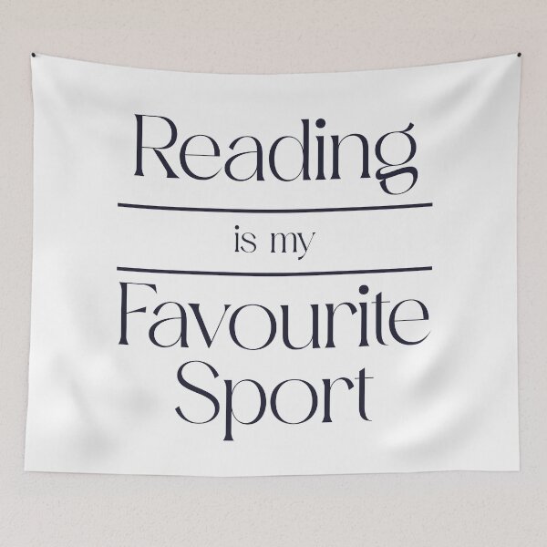 Item preview, Reading is my Favourite Sport designed and sold by Free Will Creative.