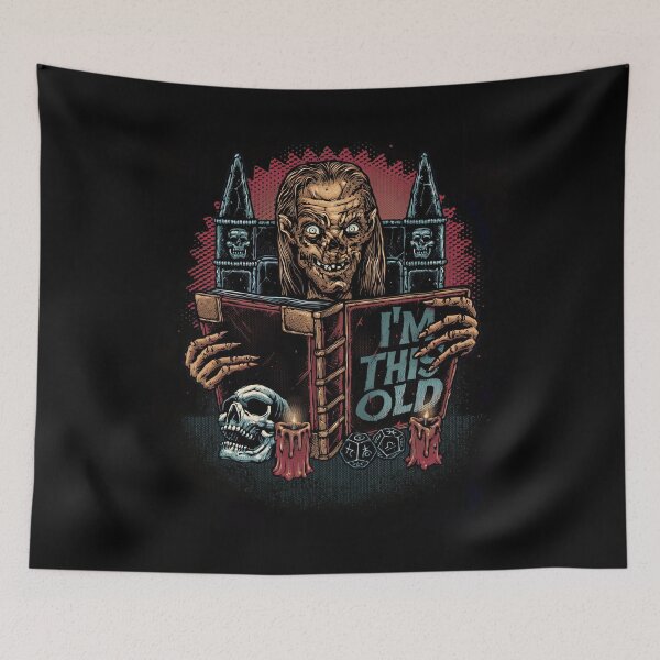 Item preview, I Am This Old Vintage Horror Storyteller Nostalgia Art designed and sold by ParkerDuerson.