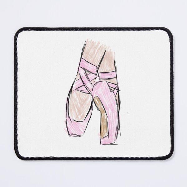 Item preview, Ballet pointe shoes sketch designed and sold by Cartooncreek.