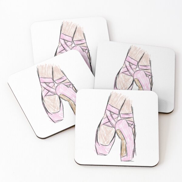 Item preview, Ballet pointe shoes sketch designed and sold by Cartooncreek.