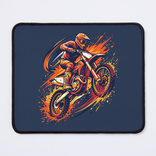 Item preview, Dynamic Motocross Rider Splash Art Dirt Bike Jumping Graphic designed and sold by KiwiRider.