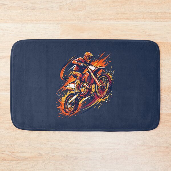 Item preview, Dynamic Motocross Rider Splash Art Dirt Bike Jumping Graphic designed and sold by KiwiRider.