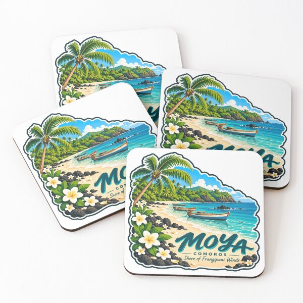 Item preview, Moya Comoros Shore Of Frangipani Winds Tropical Island Travel Destination designed and sold by Simsimah26Parks.