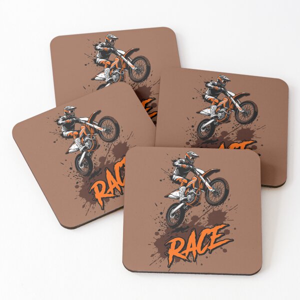 Artikelvorschau, Dynamische Motocross-Renngrafik mit Schlammspritzern entworfen und verkauft von KiwiRider.